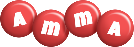 Amma candy-red logo