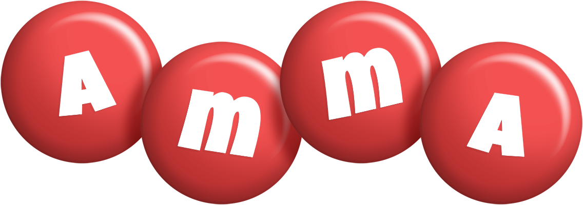 Amma candy-red logo