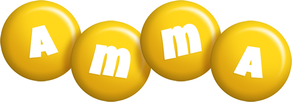 Amma candy-yellow logo