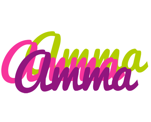 Amma flowers logo