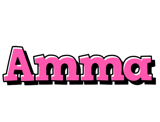 Amma girlish logo