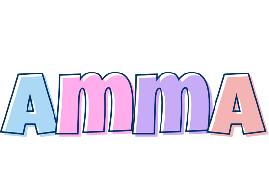 Amma pastel logo