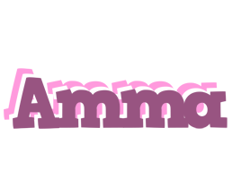 Amma relaxing logo