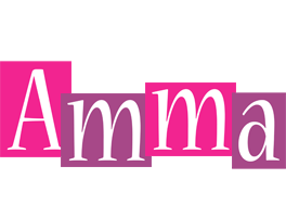 Amma whine logo