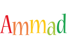 Ammad birthday logo