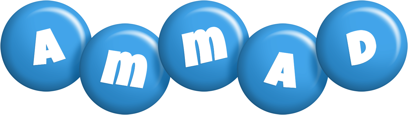Ammad candy-blue logo