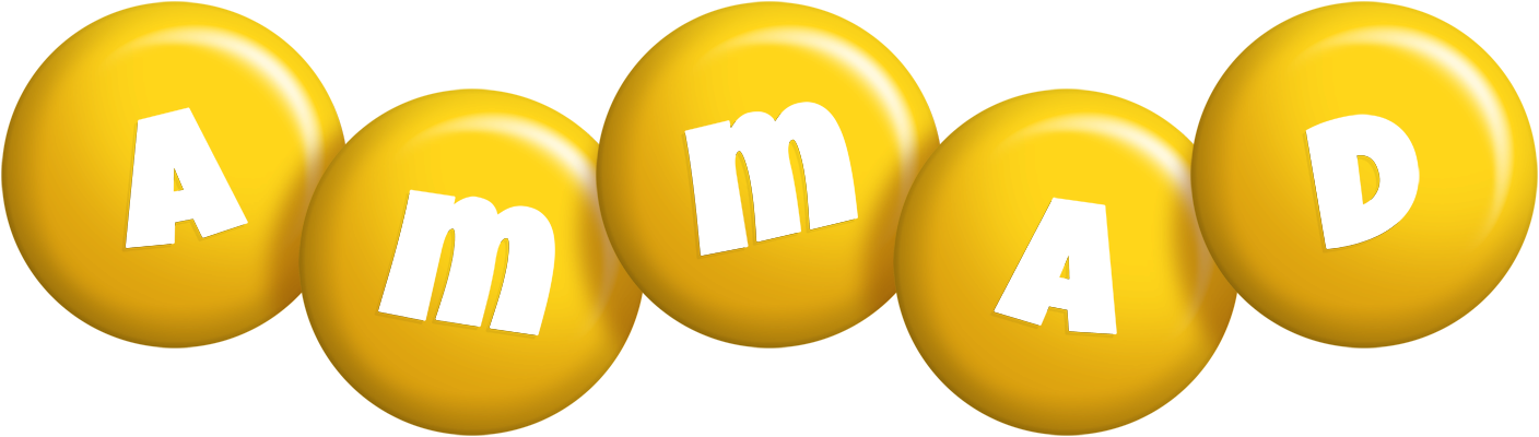Ammad candy-yellow logo