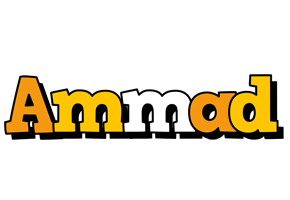 Ammad cartoon logo