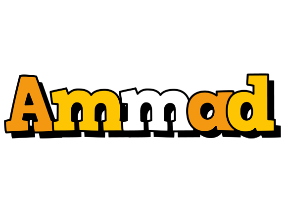 Ammad cartoon logo