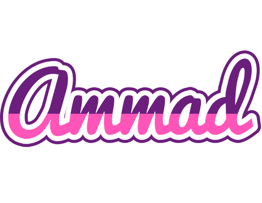 Ammad cheerful logo