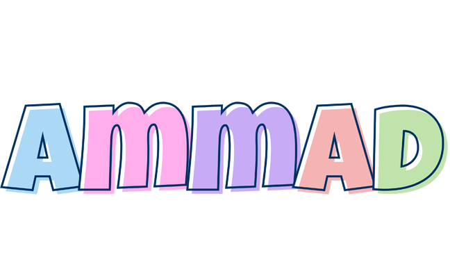 Ammad pastel logo