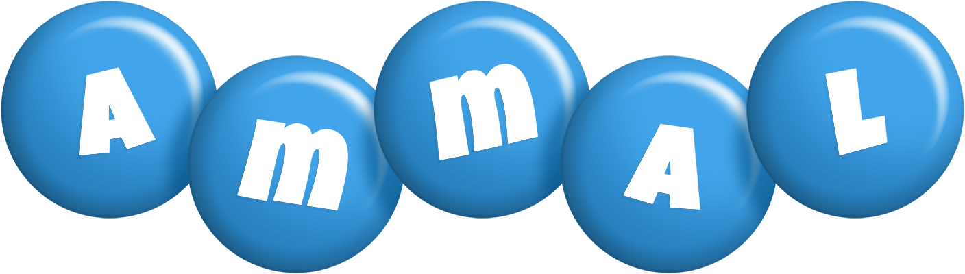 Ammal candy-blue logo