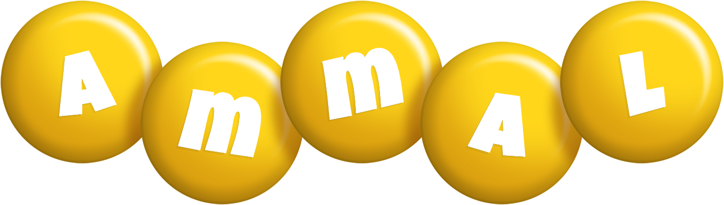 Ammal candy-yellow logo
