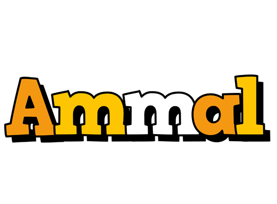 Ammal cartoon logo