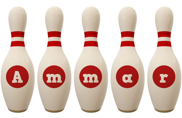 Ammar bowling-pin logo