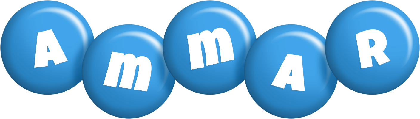 Ammar candy-blue logo