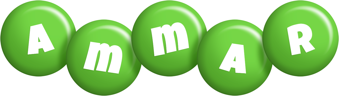 Ammar candy-green logo