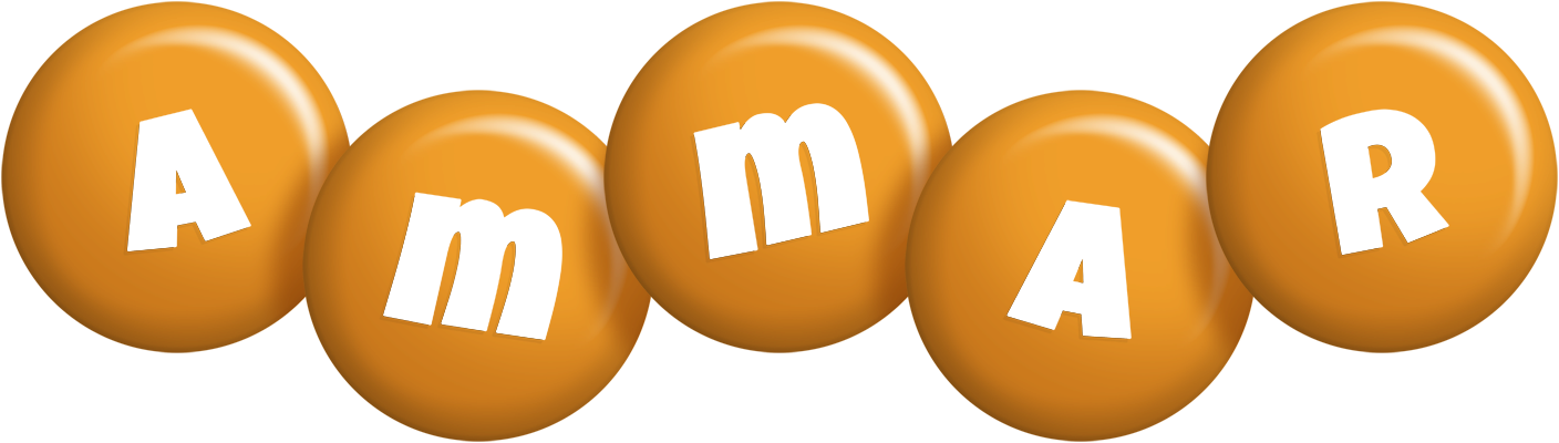 Ammar candy-orange logo
