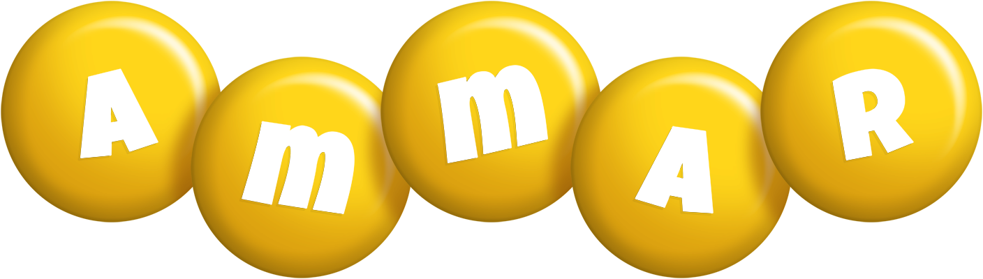 Ammar candy-yellow logo