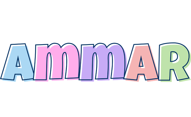 Ammar pastel logo