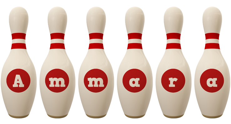 Ammara bowling-pin logo