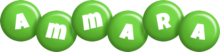 Ammara candy-green logo