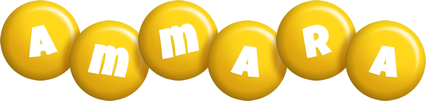 Ammara candy-yellow logo