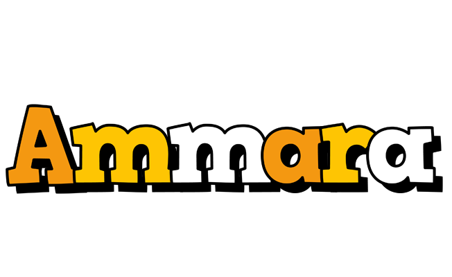 Ammara cartoon logo