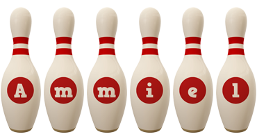 Ammiel bowling-pin logo