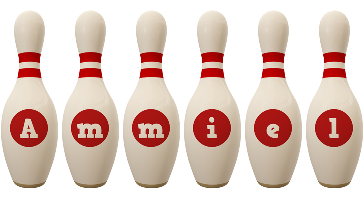 Ammiel bowling-pin logo