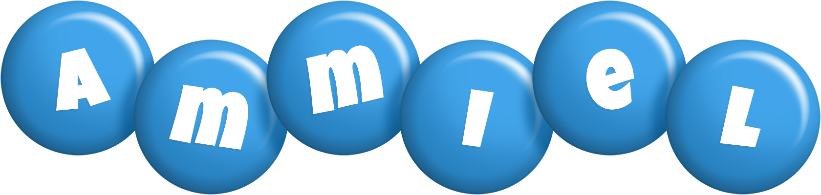 Ammiel candy-blue logo