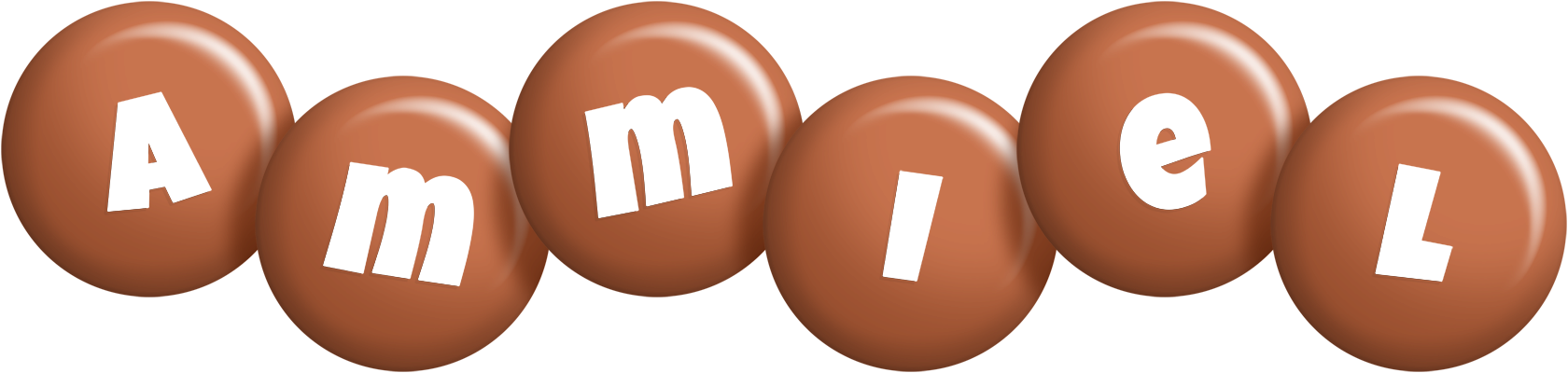 Ammiel candy-brown logo