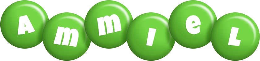 Ammiel candy-green logo