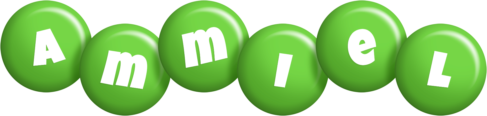 Ammiel candy-green logo