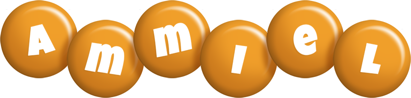 Ammiel candy-orange logo