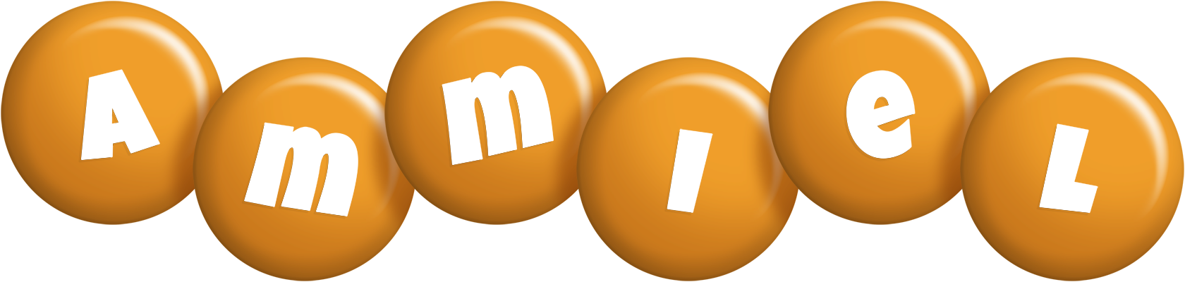Ammiel candy-orange logo