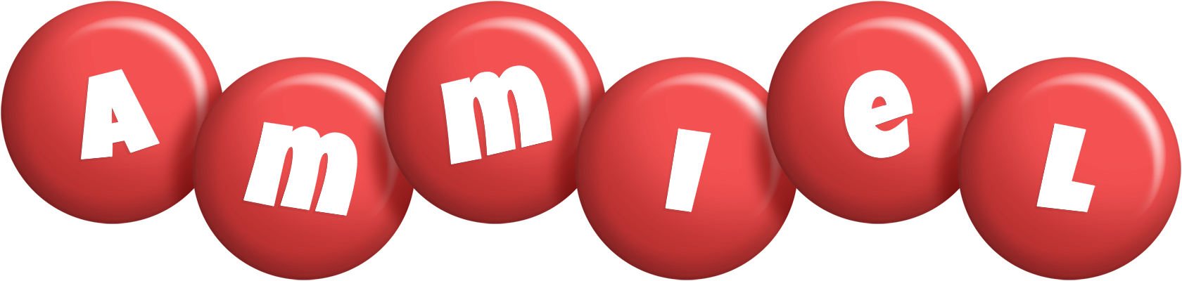 Ammiel candy-red logo