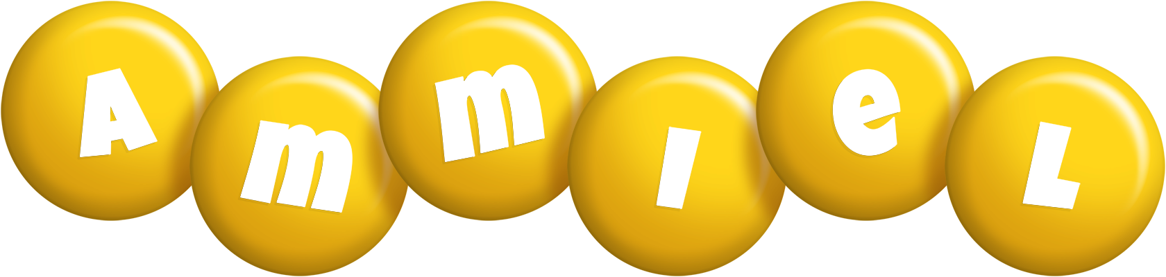Ammiel candy-yellow logo
