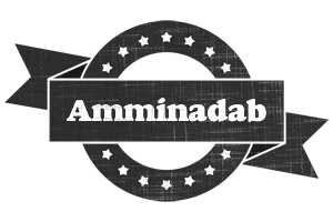 Amminadab grunge logo