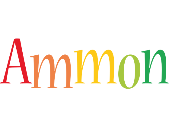 Ammon birthday logo