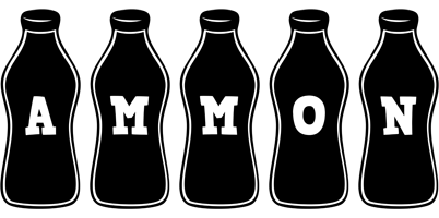 Ammon bottle logo