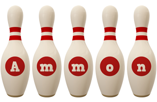 Ammon bowling-pin logo