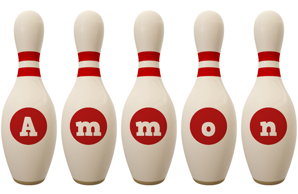 Ammon bowling-pin logo