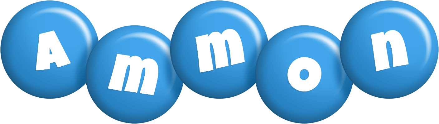 Ammon candy-blue logo