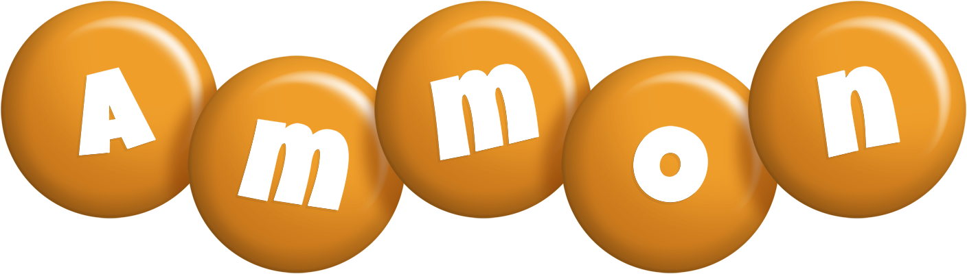 Ammon candy-orange logo