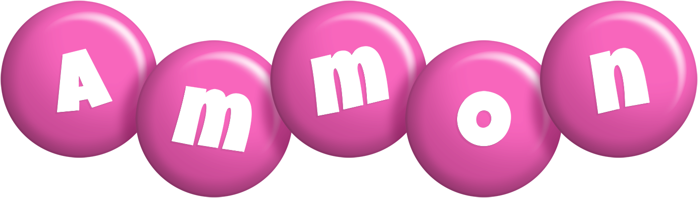 Ammon candy-pink logo