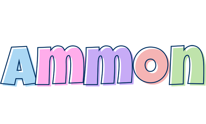 Ammon pastel logo