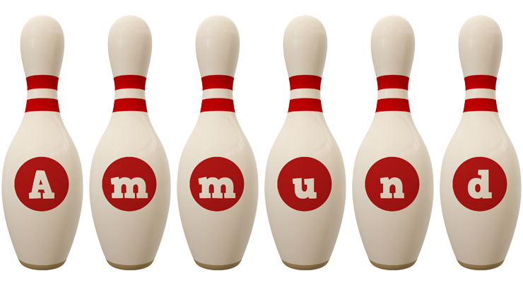 Ammund bowling-pin logo