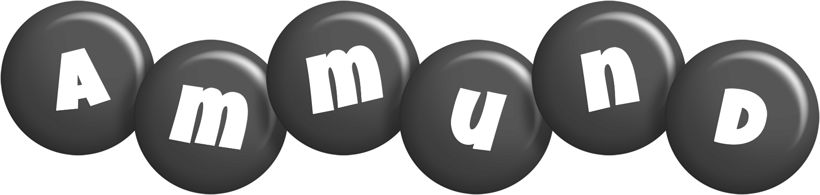 Ammund candy-black logo