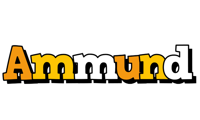 Ammund cartoon logo